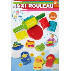 Pâte à modeler 3 pots et accessoires