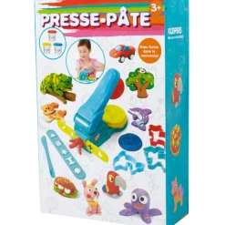 Pâte à modeler 3 pots et accessoires