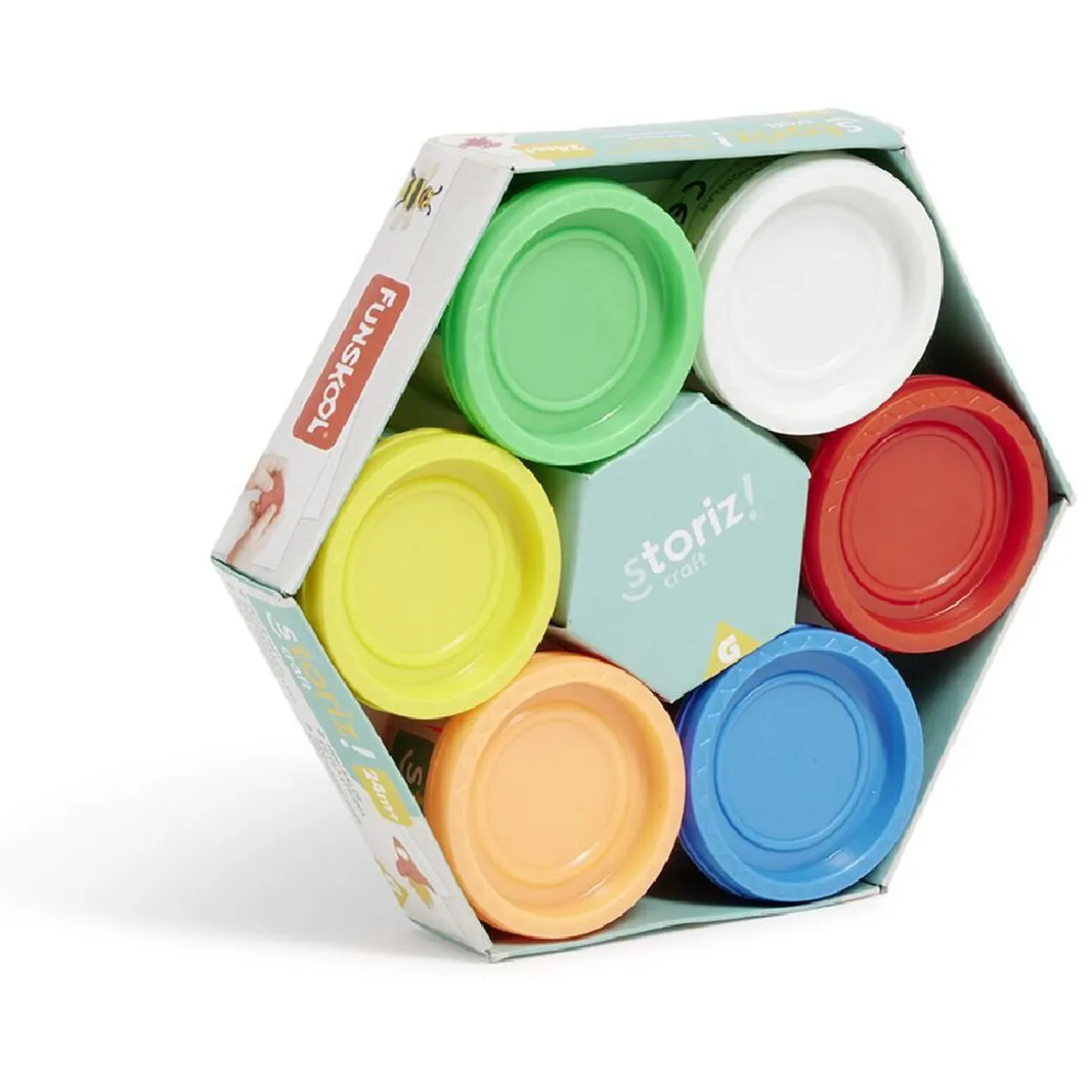 Pâte à modeler mini pot 25g x6