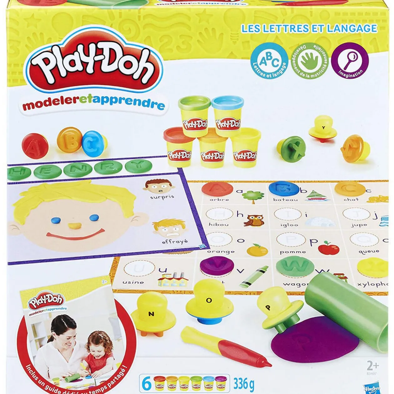 Pâte à modeler Play Doh Hasbro alphabet lettres et langage