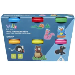 Pâte à modeler x 6 pots