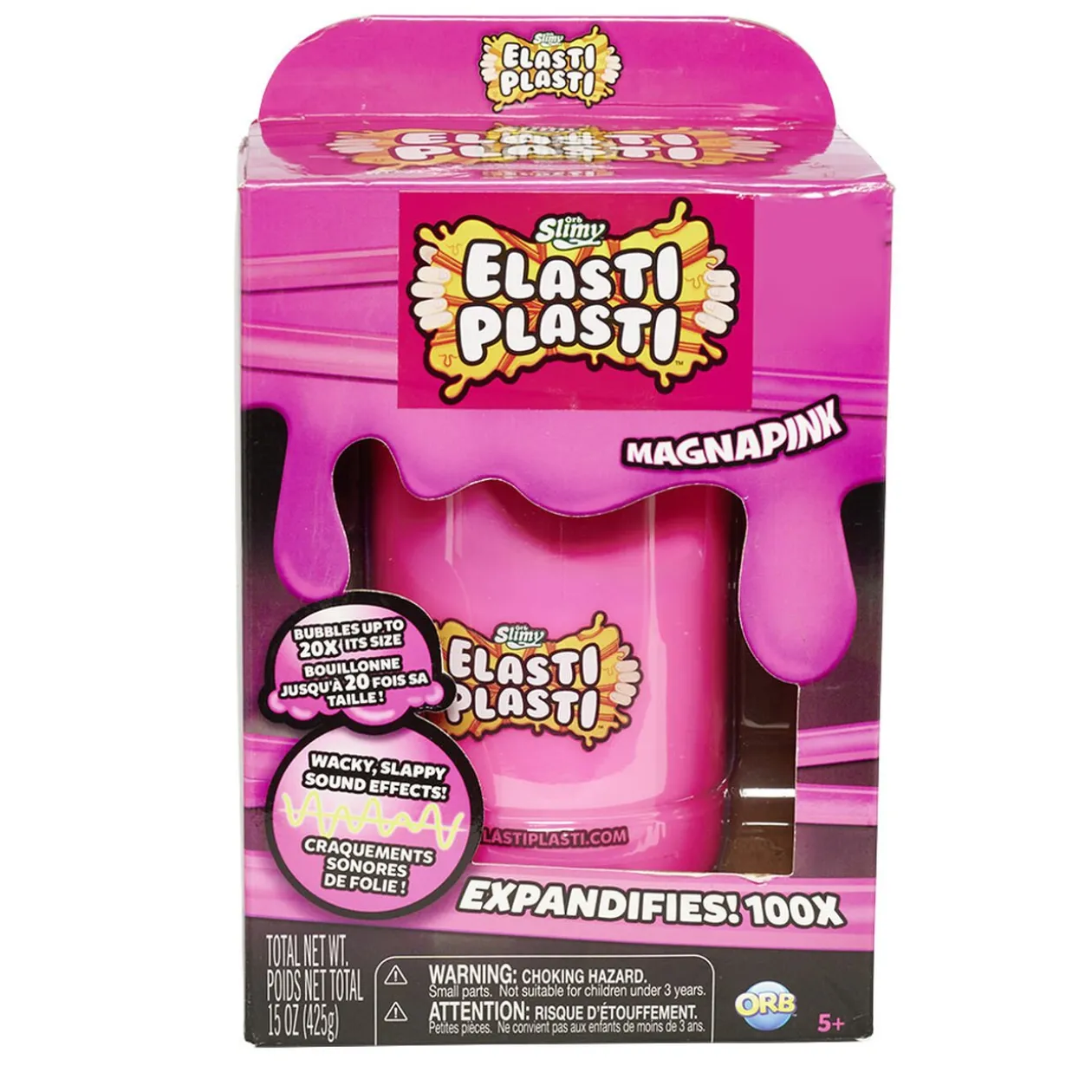 Pâte élastique slime Elasti Plasti Magnapink