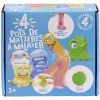 Pâte slime à modeler 4 pots