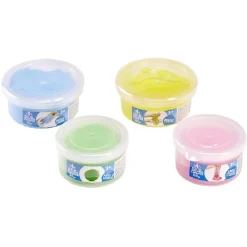 Pâte slime à modeler 4 pots