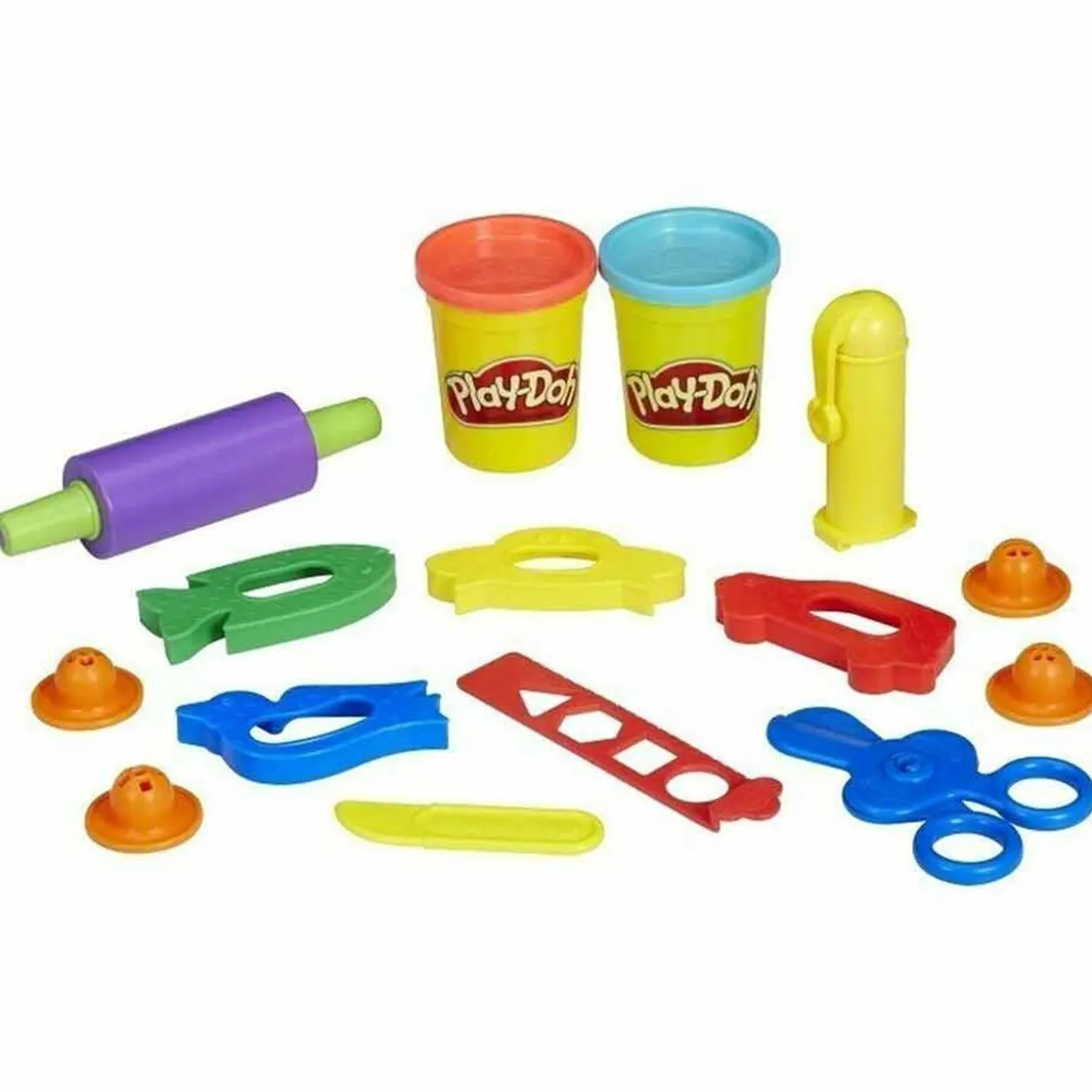 Pâtes à modeler x2 et outils x15 Play Doh