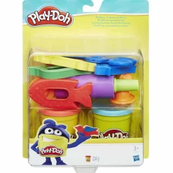 Pâtes à modeler x2 et outils x15 Play Doh