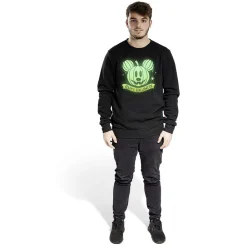 Pull adulte Disney Halloween Mickey phosphorescent - Taille S