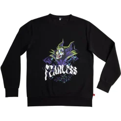 Pull Disney Villains Maléfique Fearless noir et violet - Taille M