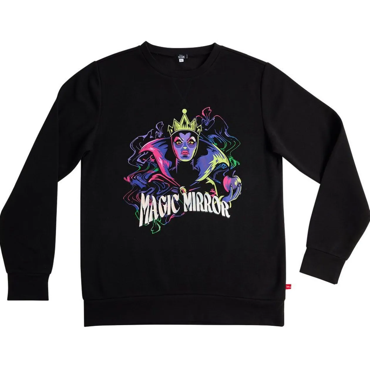 Pull Disney Villains Méchante Reine Magic Mirror noir multicolore - Taille M