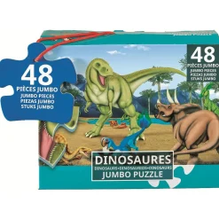 Puzzle 48 pièces multicolore carton