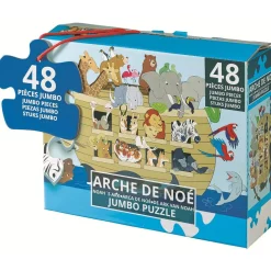 Puzzle 48 pièces multicolore carton