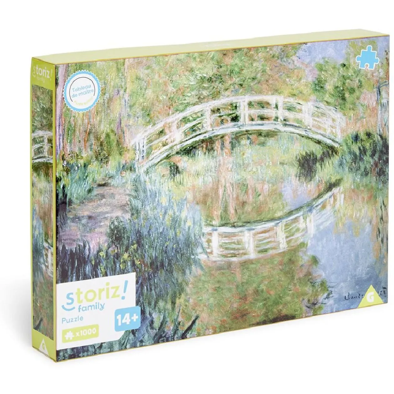 Puzzle ado 1000 pièces peinture pont