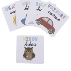 Puzzle alphabet & Cartes en bois certifié FSC® 58 pièces