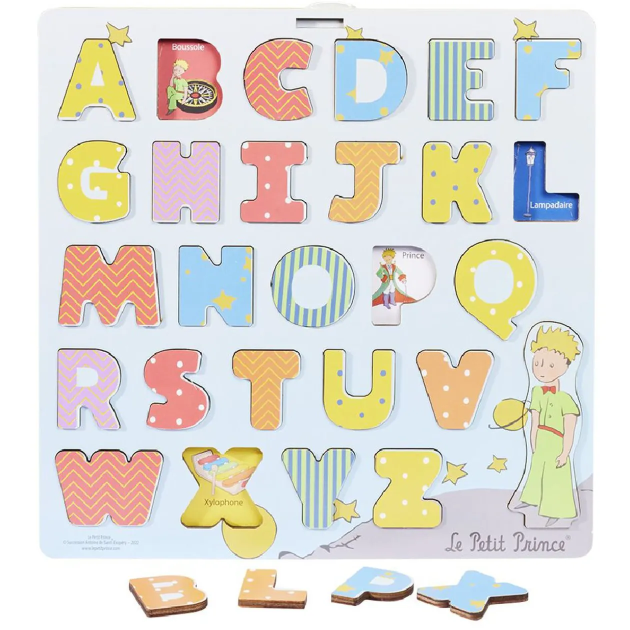 Puzzle alphabet en bois