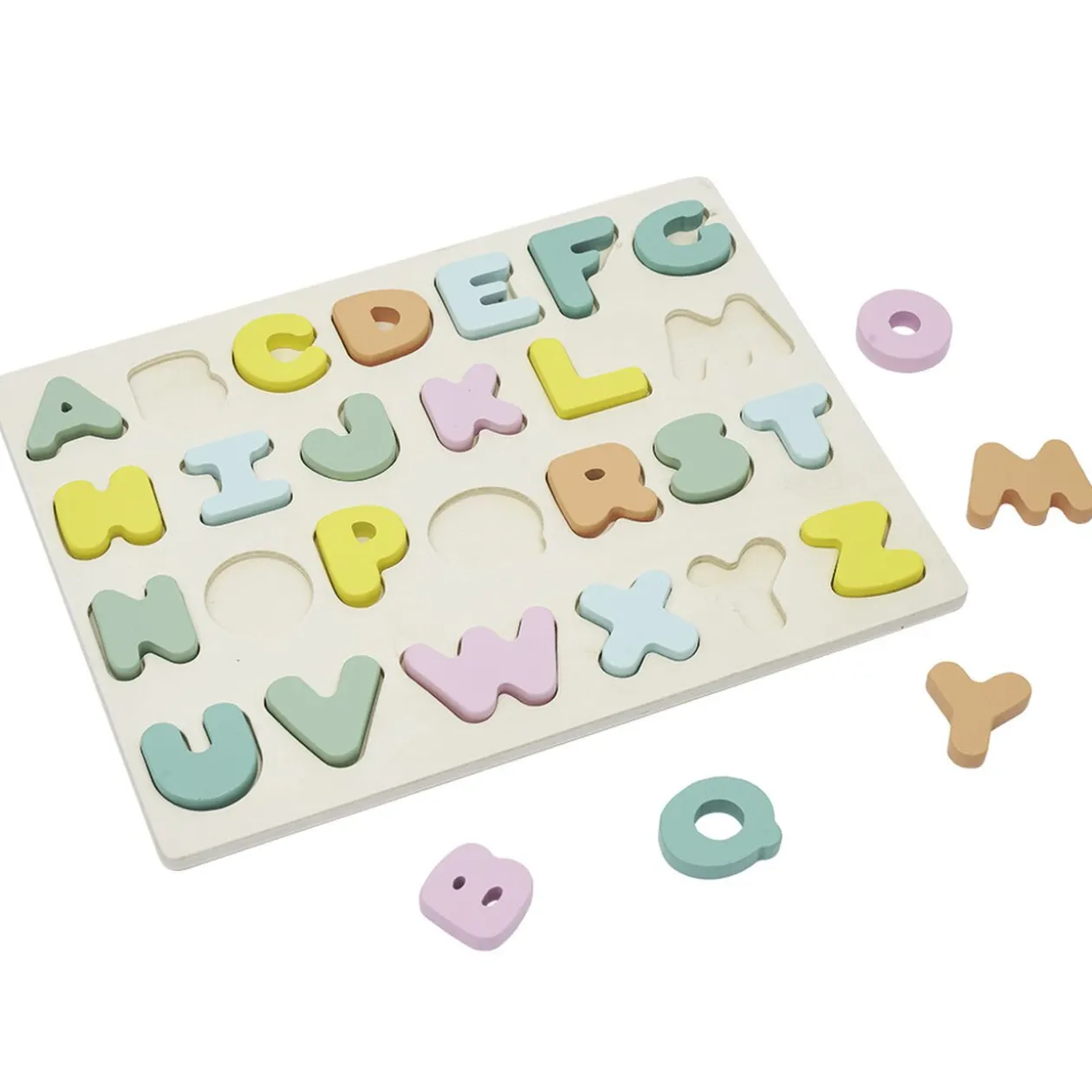 Puzzle alphabet en bois 26 pièces