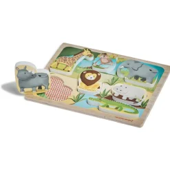Puzzle animal 3D en bois