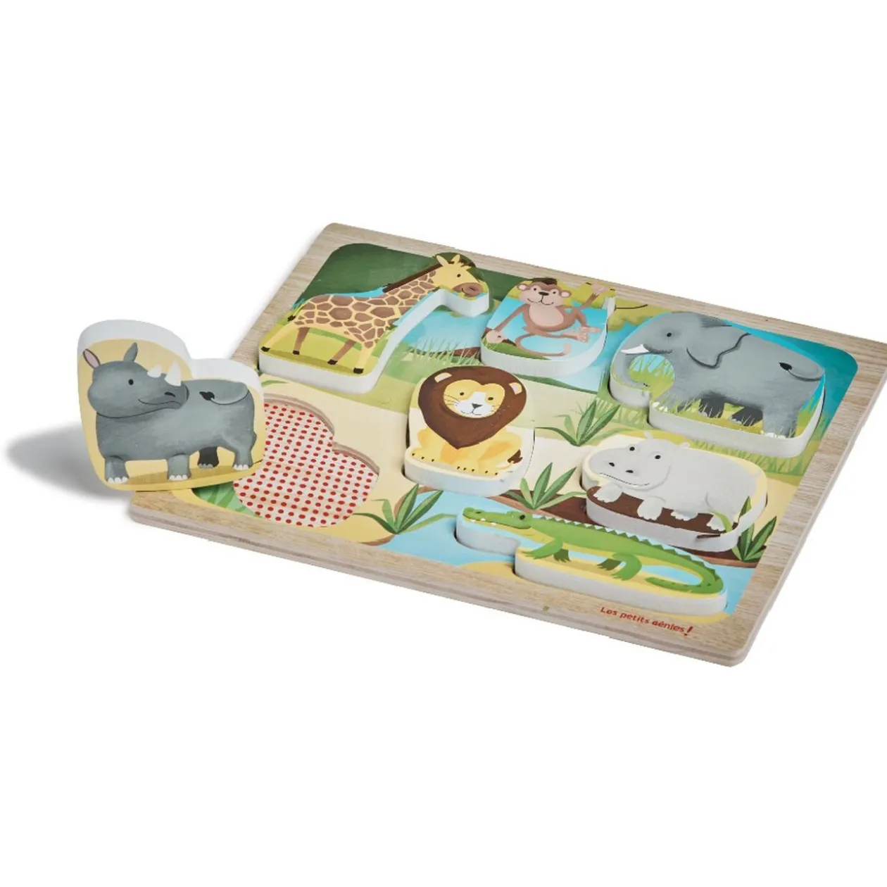 Puzzle animal 3D en bois