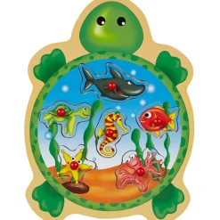 Puzzle animal en bois