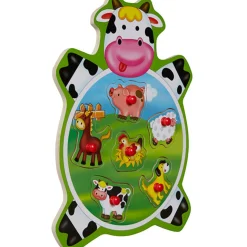 Puzzle animal en bois