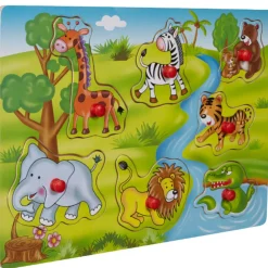 Puzzle animal en bois