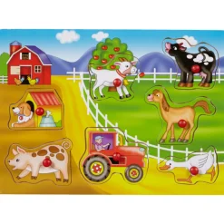 Puzzle animal en bois