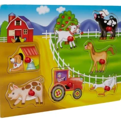 Puzzle animal en bois