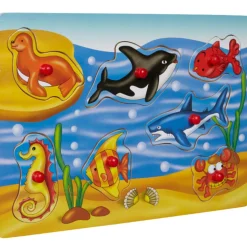 Puzzle animal en bois