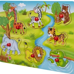 Puzzle animal en bois