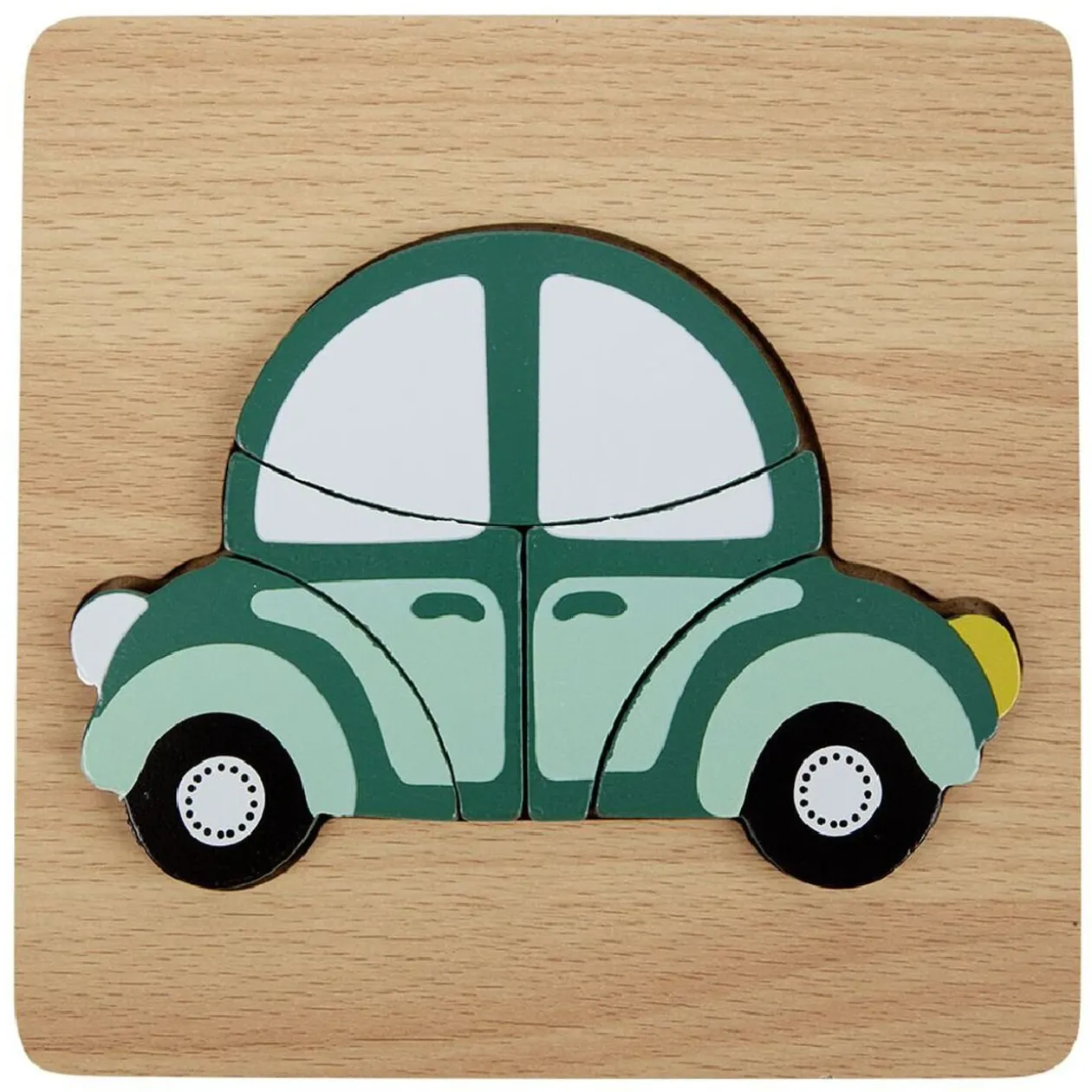 Puzzle animaux bois 2-6 ans