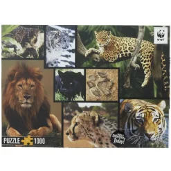 Puzzle animaux félin WWF 1000 pièces