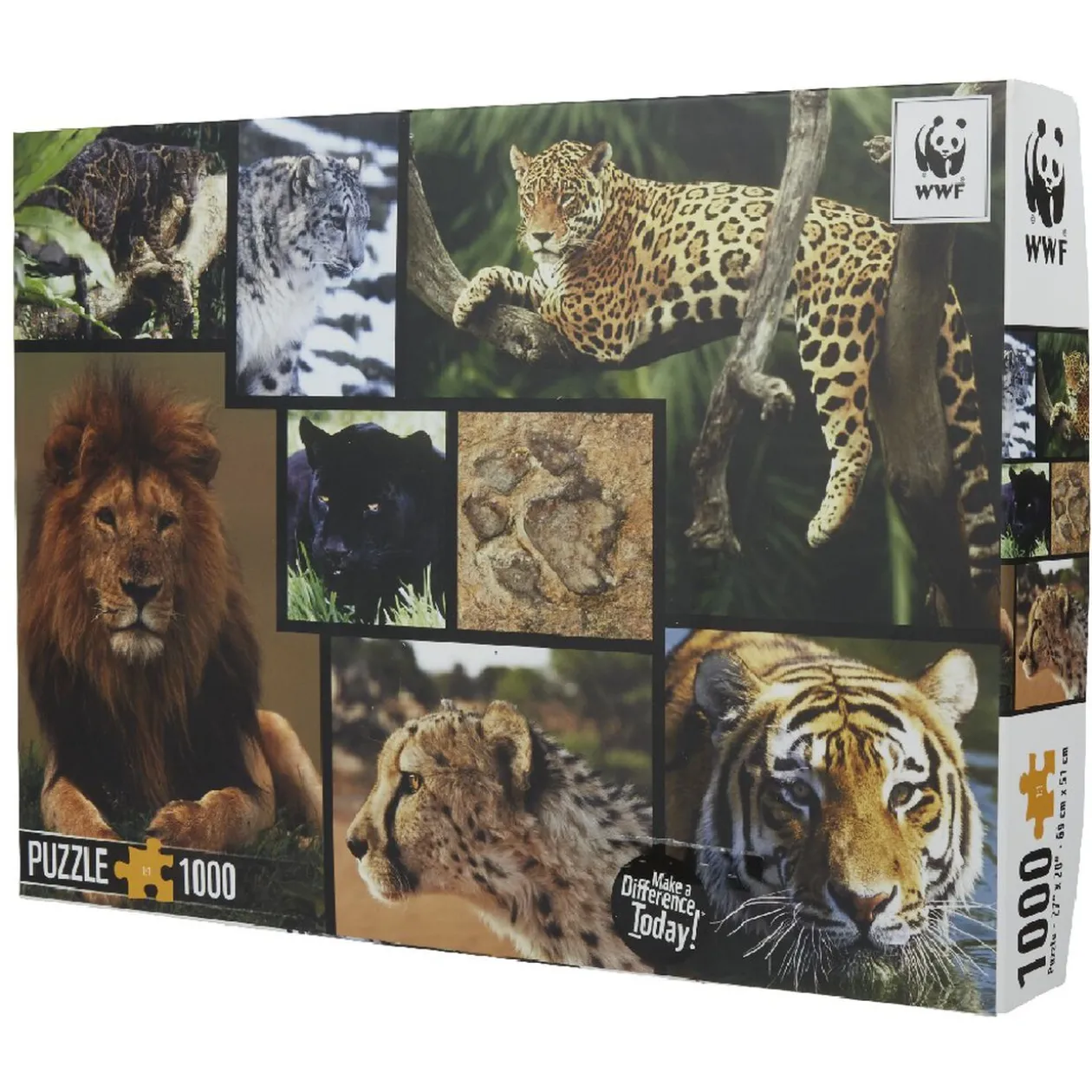 Puzzle animaux félin WWF 1000 pièces