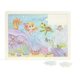 Puzzle bois 30 pièces - 2 modèles