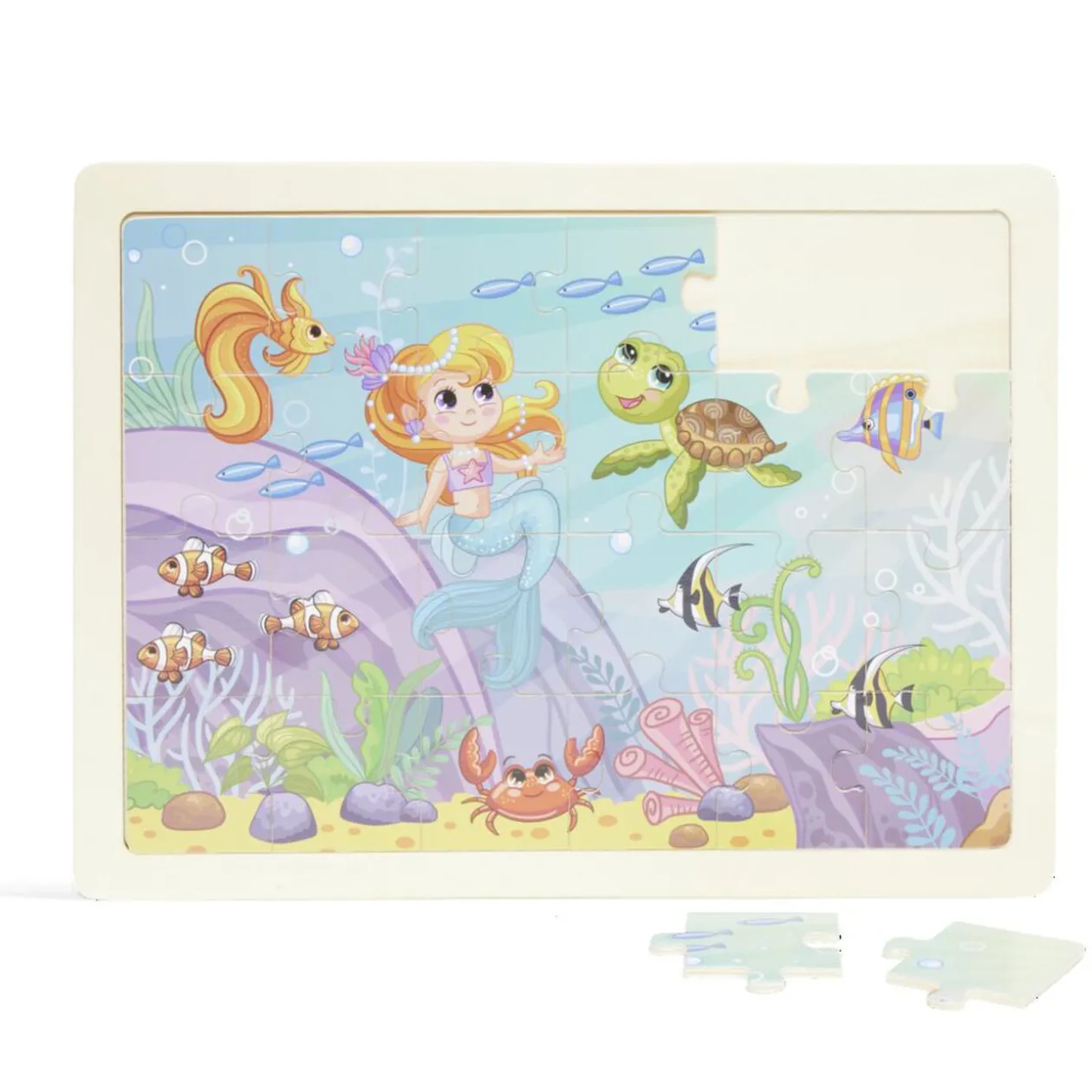 Puzzle bois 30 pièces - 2 modèles