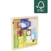 Puzzle casse tête animaux en bois