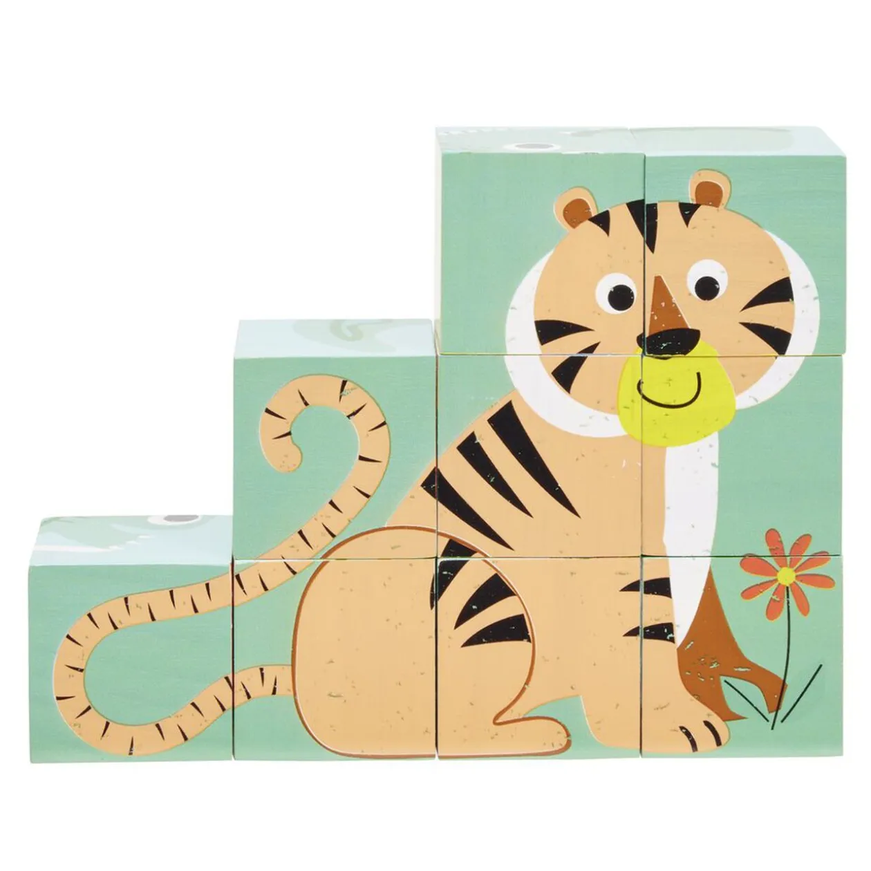 Puzzle cube x9 en bois