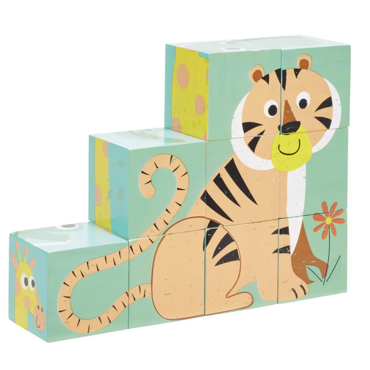 Puzzle cube x9 en bois