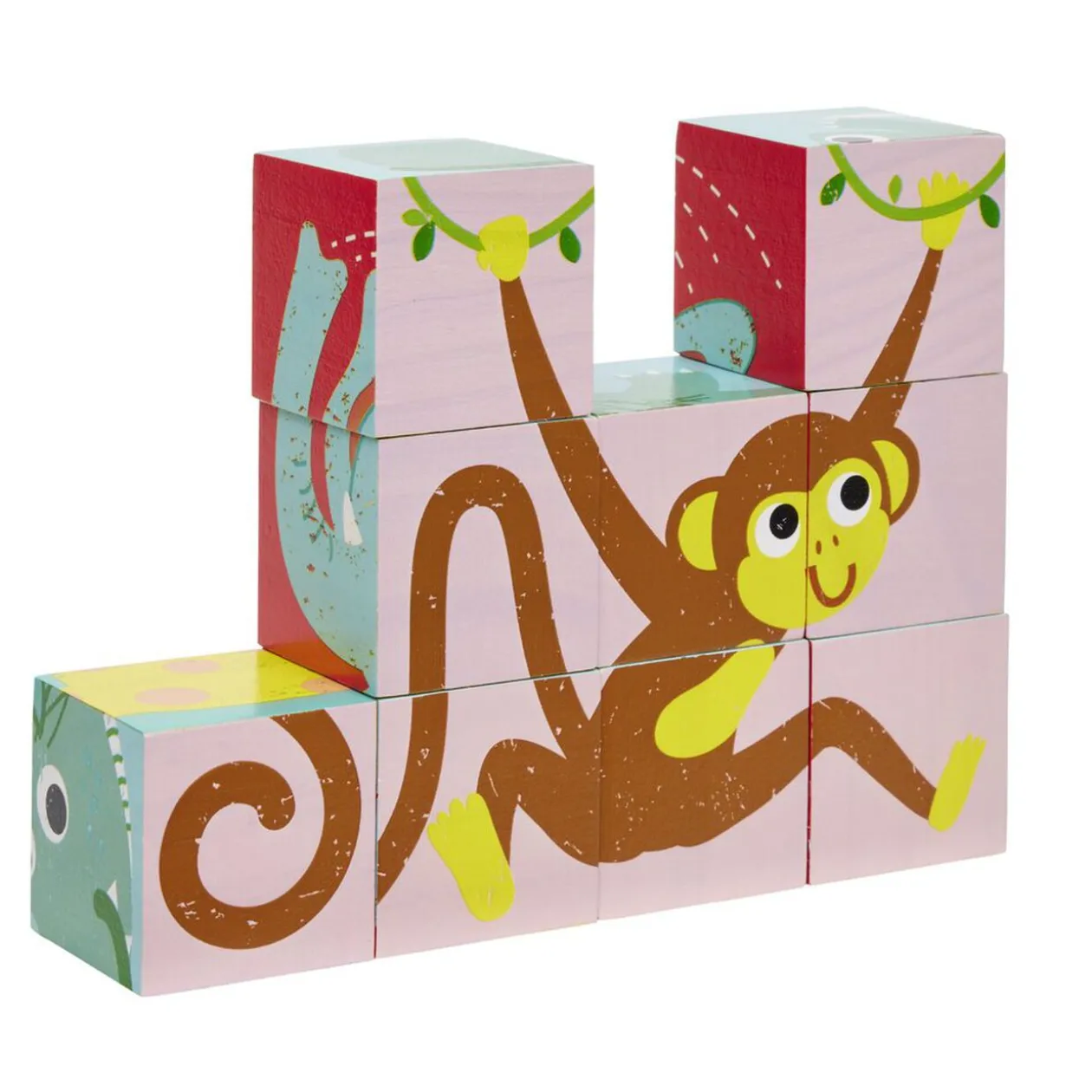 Puzzle cube x9 en bois