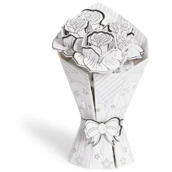 Puzzle 3D à colorier 4en1