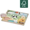 Puzzle 3D animal en bois