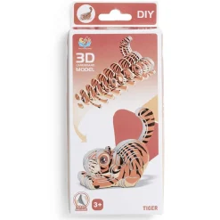 Puzzle 3D en bois animaux DIY - 6 modèles