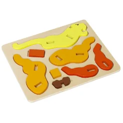 Puzzle 3D en bois 15x17,5cm - 5 modèles