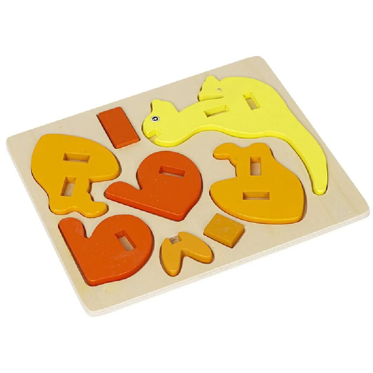 Puzzle 3D en bois 15x17,5cm - 5 modèles