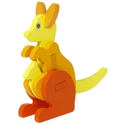 Puzzle 3D en bois 15x17,5cm - 5 modèles