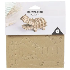 Puzzle 3D hippopotame 37 pièces