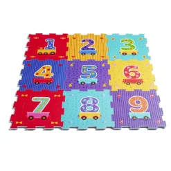 Puzzle de sol chiffres 18 pièces 30,5x30,5cm