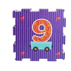 Puzzle de sol chiffres 18 pièces 30,5x30,5cm