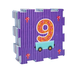 Puzzle de sol chiffres 18 pièces 30,5x30,5cm