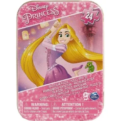 Puzzle disney dans une boite métalique