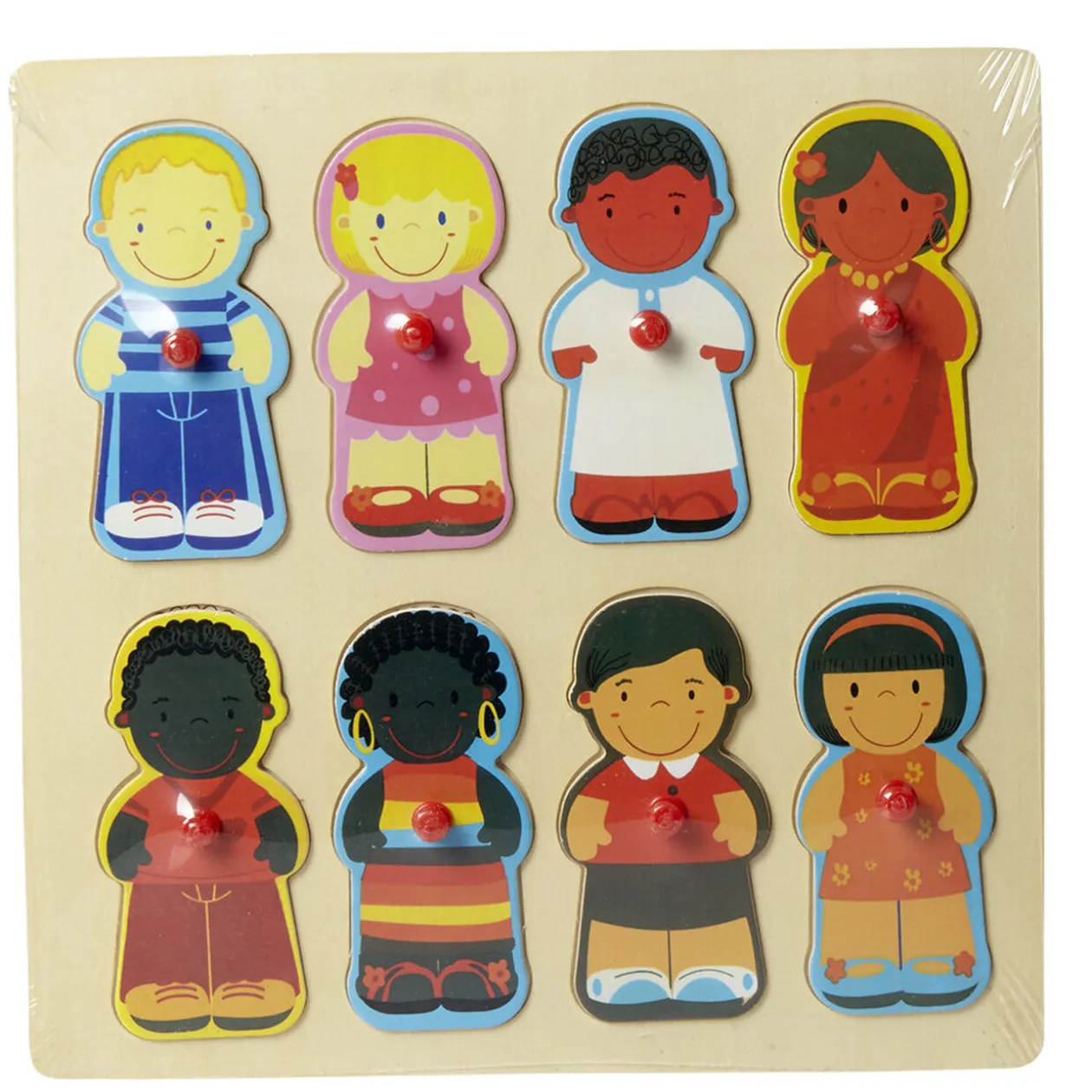 Puzzle en bois 8 personnages