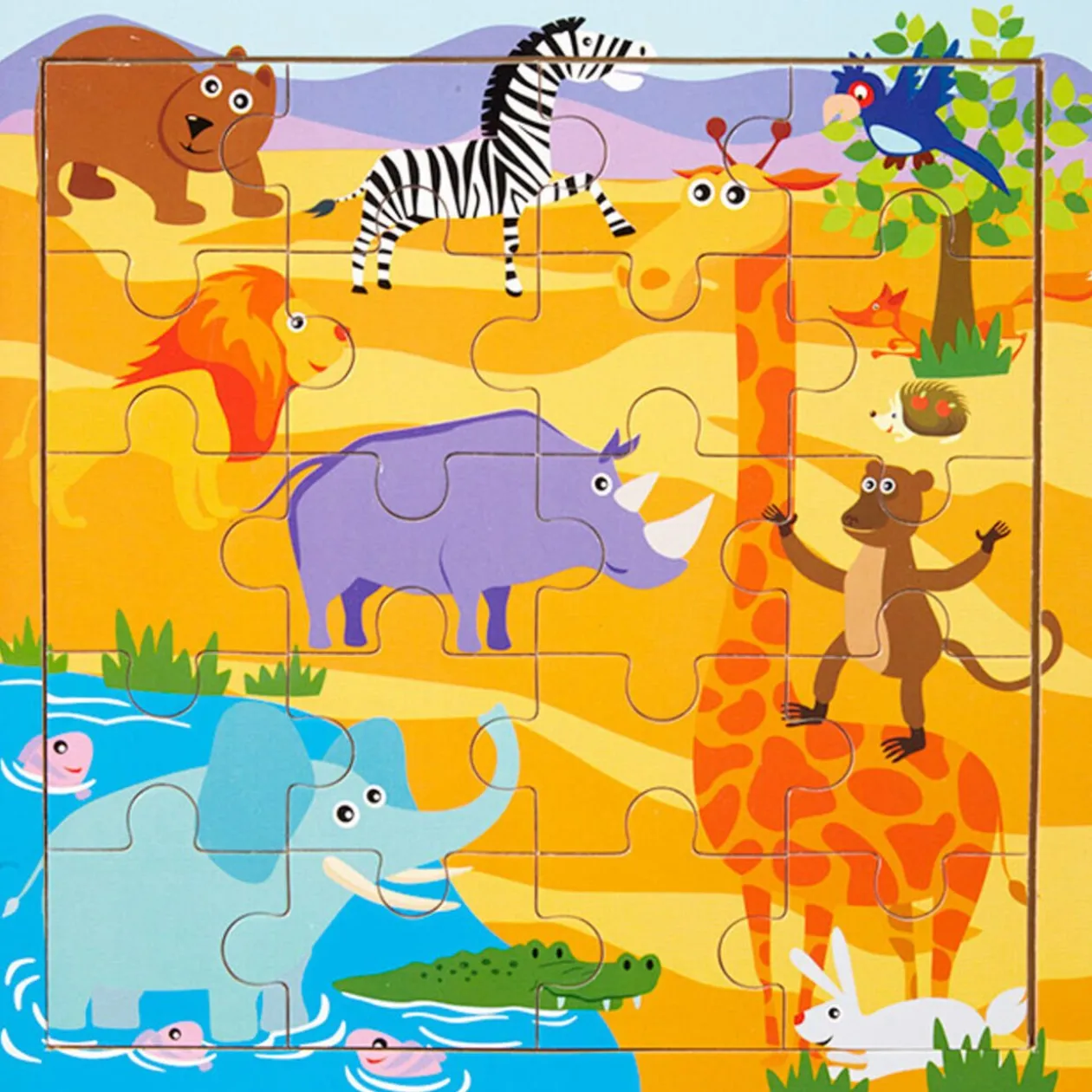 Puzzle en bois 20 pièces